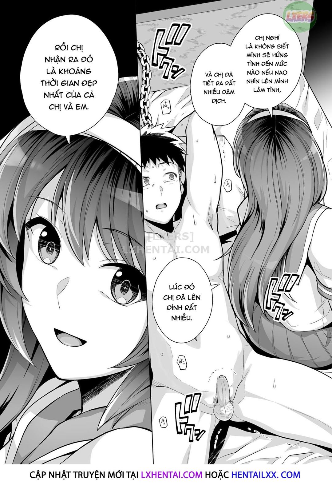 HentaiVN.net - Ảnh 9 - Chị gái tôi ngủ với cha tôi - Chap 03-B