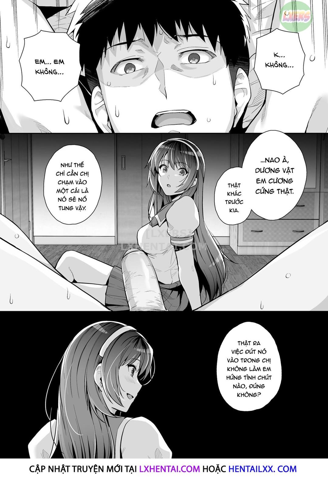 HentaiVN.net - Ảnh 10 - Chị gái tôi ngủ với cha tôi - Chap 03-B