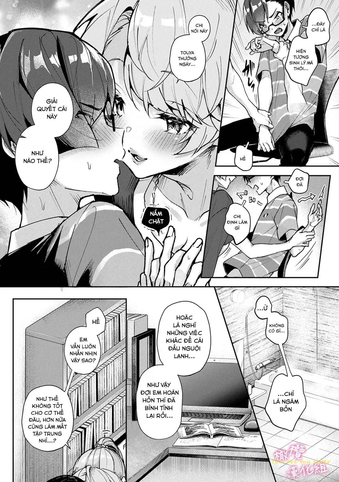 HentaiVN.net - Ảnh 9 - Chúng Tôi Là Tù Nhân Của Chị Gái - Ch. 2