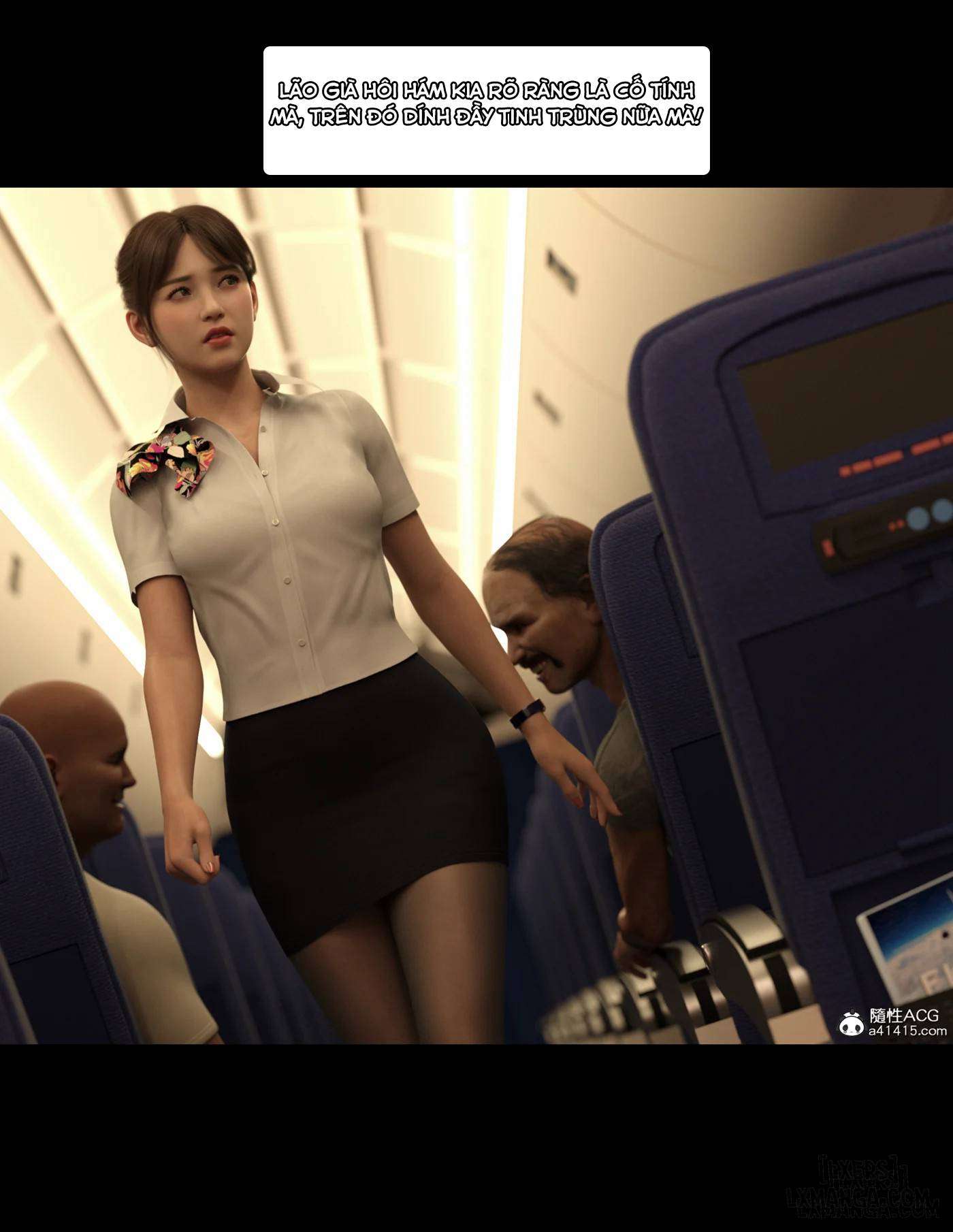 HentaiVN.net - Ảnh 13 - Chuyến Bay Dục Vọng - Lust Flight [Nhóm Dịch Drop] - Chương 1