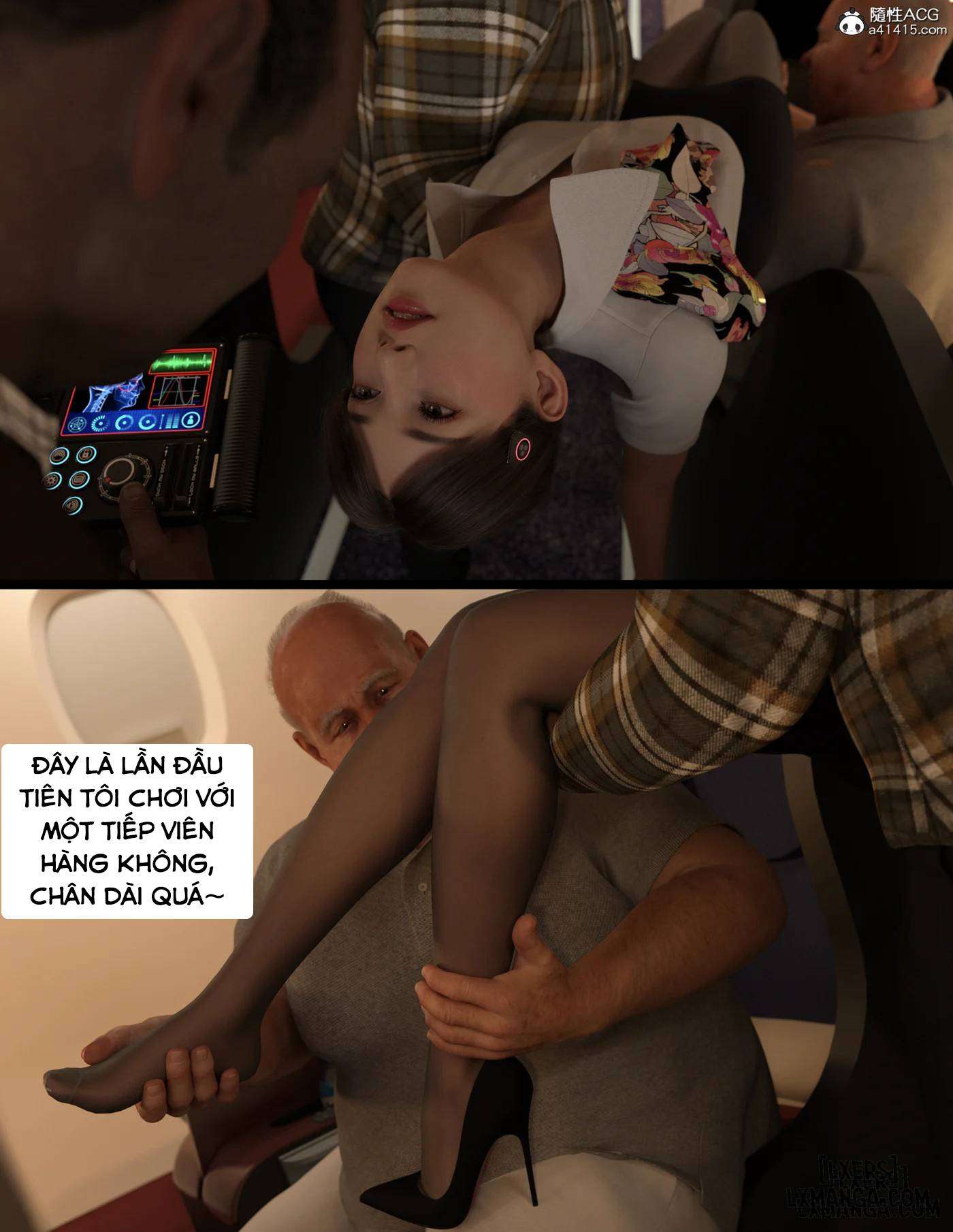 HentaiVN.net - Ảnh 32 - Chuyến Bay Dục Vọng - Lust Flight [Nhóm Dịch Drop] - Chương 1