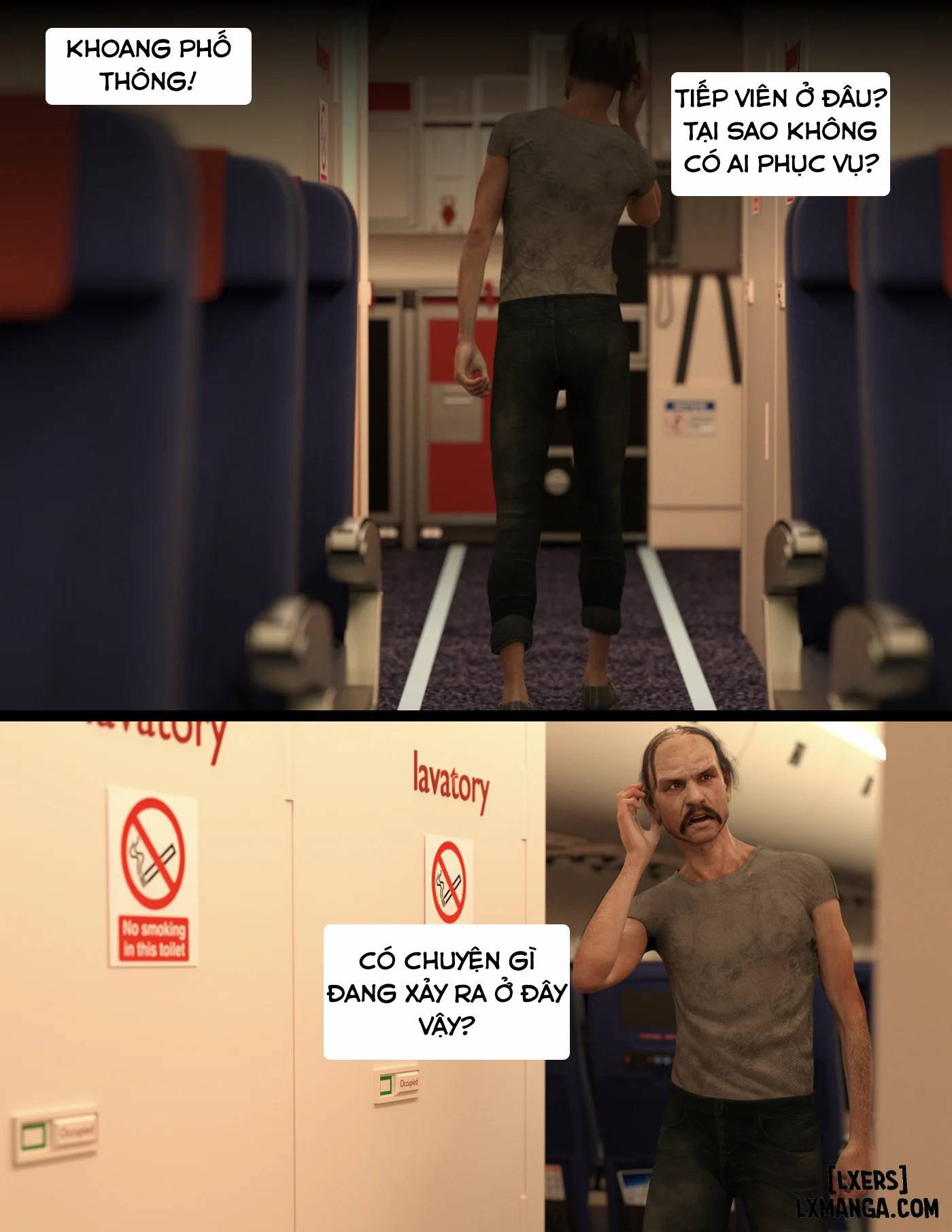 HentaiVN.net - Ảnh 30 - Chuyến Bay Dục Vọng - Lust Flight [Nhóm Dịch Drop] - Chương 2