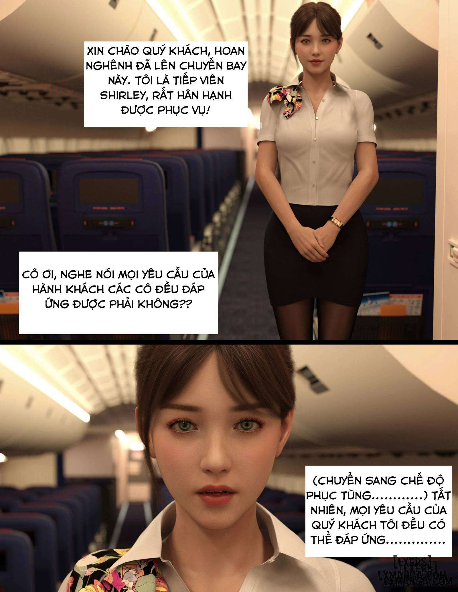 HentaiVN.net - Ảnh 59 - Chuyến Bay Dục Vọng - Lust Flight [Nhóm Dịch Drop] - Chương 3