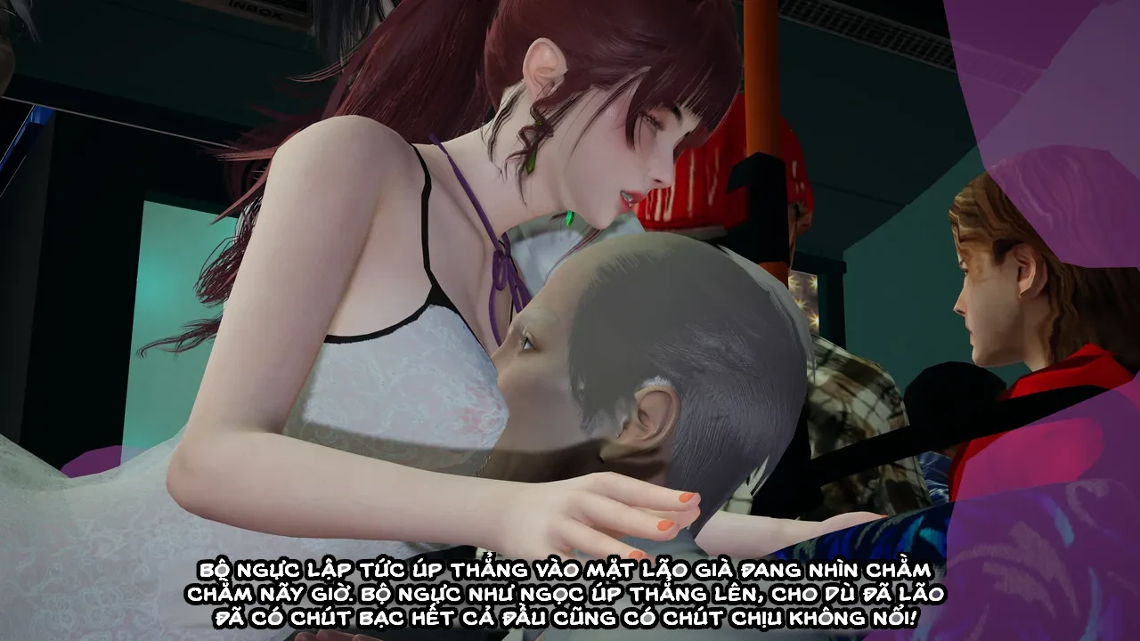 HentaiVN.net - Ảnh 35 - Cô bạn gái Tiểu Vy bị ngốc của tôi. - Chapter 4.1: Quấy rối trên xe buýt