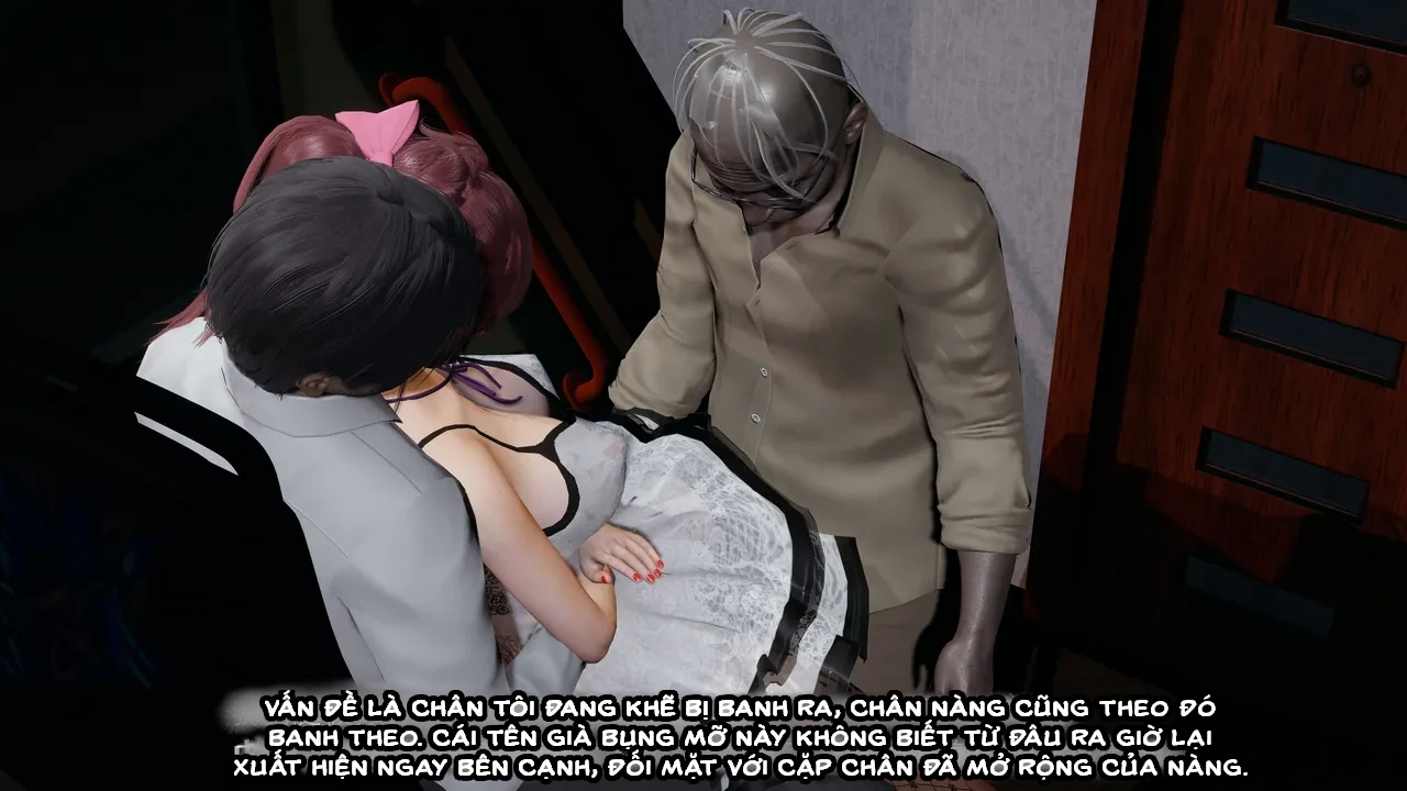 HentaiVN.net - Ảnh 54 - Cô bạn gái Tiểu Vy bị ngốc của tôi. - Chapter 4.1: Quấy rối trên xe buýt