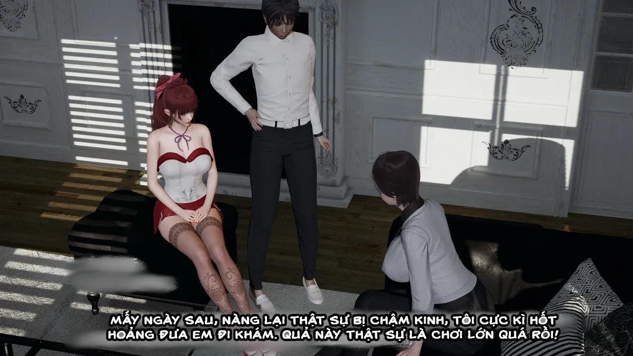 HentaiVN.net - Ảnh 42 - Cô bạn gái Tiểu Vy bị ngốc của tôi. - Chapter 4.2: Dính bầu??