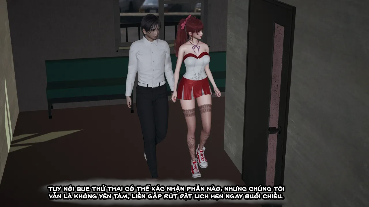 HentaiVN.net - Ảnh 4 - Cô bạn gái Tiểu Vy bị ngốc của tôi. - Chapter 4.3: Khám phụ khoa(p1)