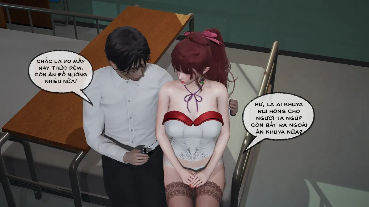 HentaiVN.net - Ảnh 11 - Cô bạn gái Tiểu Vy bị ngốc của tôi. - Chapter 4.3: Khám phụ khoa(p1)