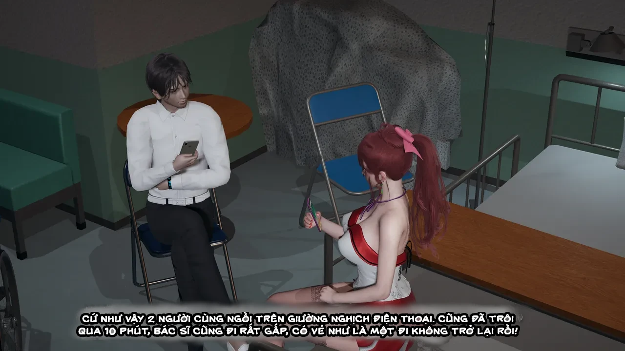 HentaiVN.net - Ảnh 14 - Cô bạn gái Tiểu Vy bị ngốc của tôi. - Chapter 4.3: Khám phụ khoa(p1)