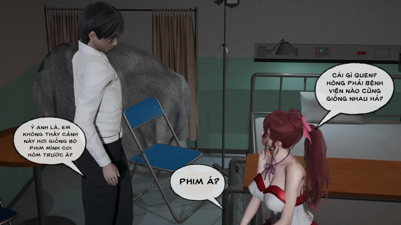 HentaiVN.net - Ảnh 18 - Cô bạn gái Tiểu Vy bị ngốc của tôi. - Chapter 4.3: Khám phụ khoa(p1)