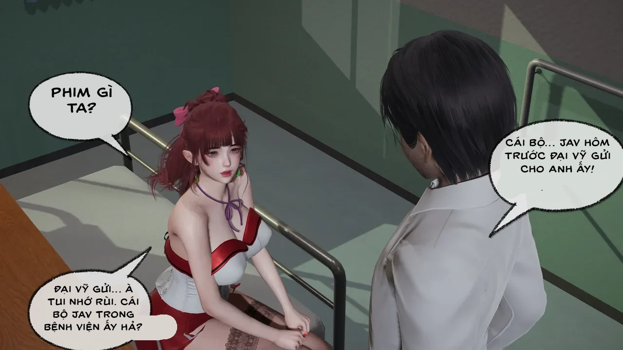 HentaiVN.net - Ảnh 19 - Cô bạn gái Tiểu Vy bị ngốc của tôi. - Chapter 4.3: Khám phụ khoa(p1)