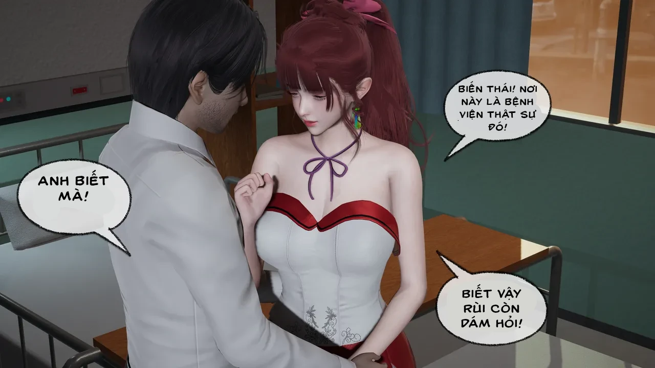 HentaiVN.net - Ảnh 21 - Cô bạn gái Tiểu Vy bị ngốc của tôi. - Chapter 4.3: Khám phụ khoa(p1)