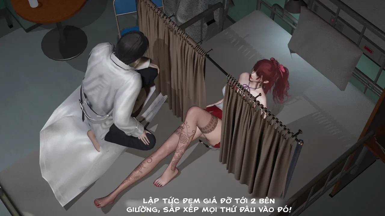 HentaiVN.net - Ảnh 27 - Cô bạn gái Tiểu Vy bị ngốc của tôi. - Chapter 4.3: Khám phụ khoa(p1)