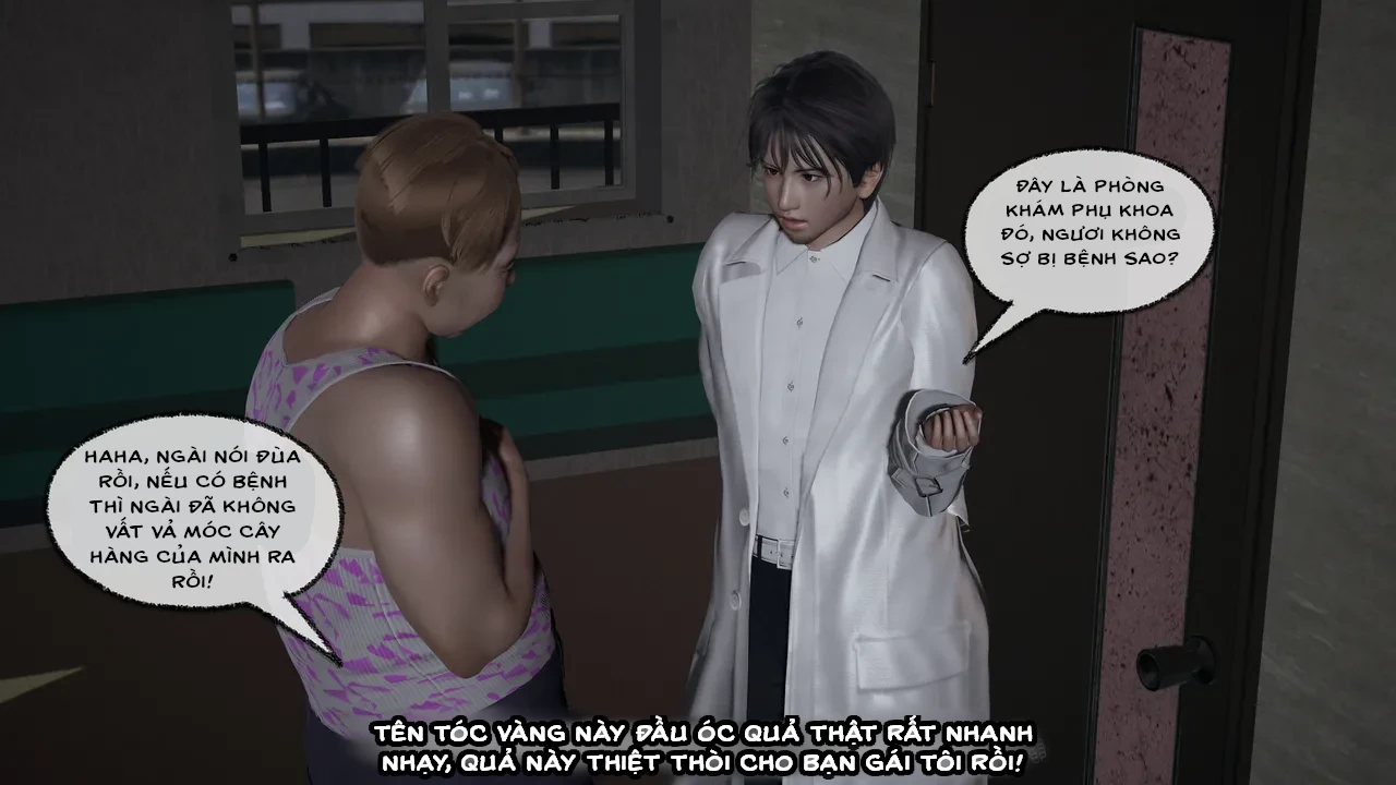 HentaiVN.net - Ảnh 52 - Cô bạn gái Tiểu Vy bị ngốc của tôi. - Chapter 4.3: Khám phụ khoa(p1)