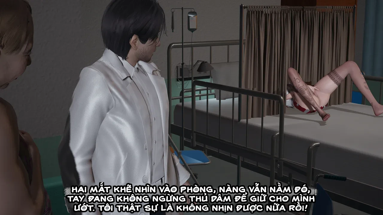 HentaiVN.net - Ảnh 54 - Cô bạn gái Tiểu Vy bị ngốc của tôi. - Chapter 4.3: Khám phụ khoa(p1)