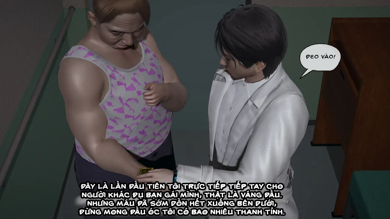 HentaiVN.net - Ảnh 55 - Cô bạn gái Tiểu Vy bị ngốc của tôi. - Chapter 4.3: Khám phụ khoa(p1)