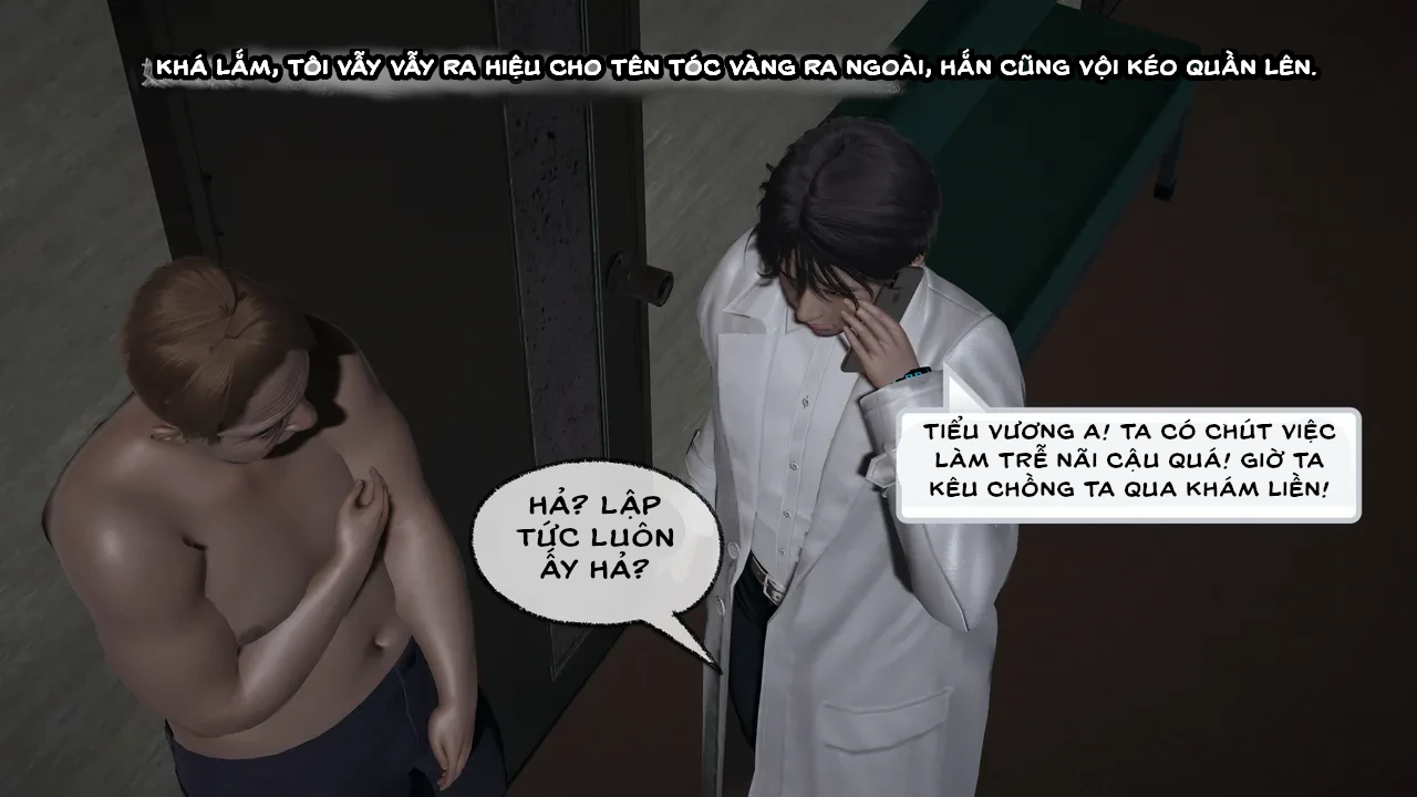 HentaiVN.net - Ảnh 28 - Cô bạn gái Tiểu Vy bị ngốc của tôi. - Chapter 4.4: Khám phụ khoa(p2)