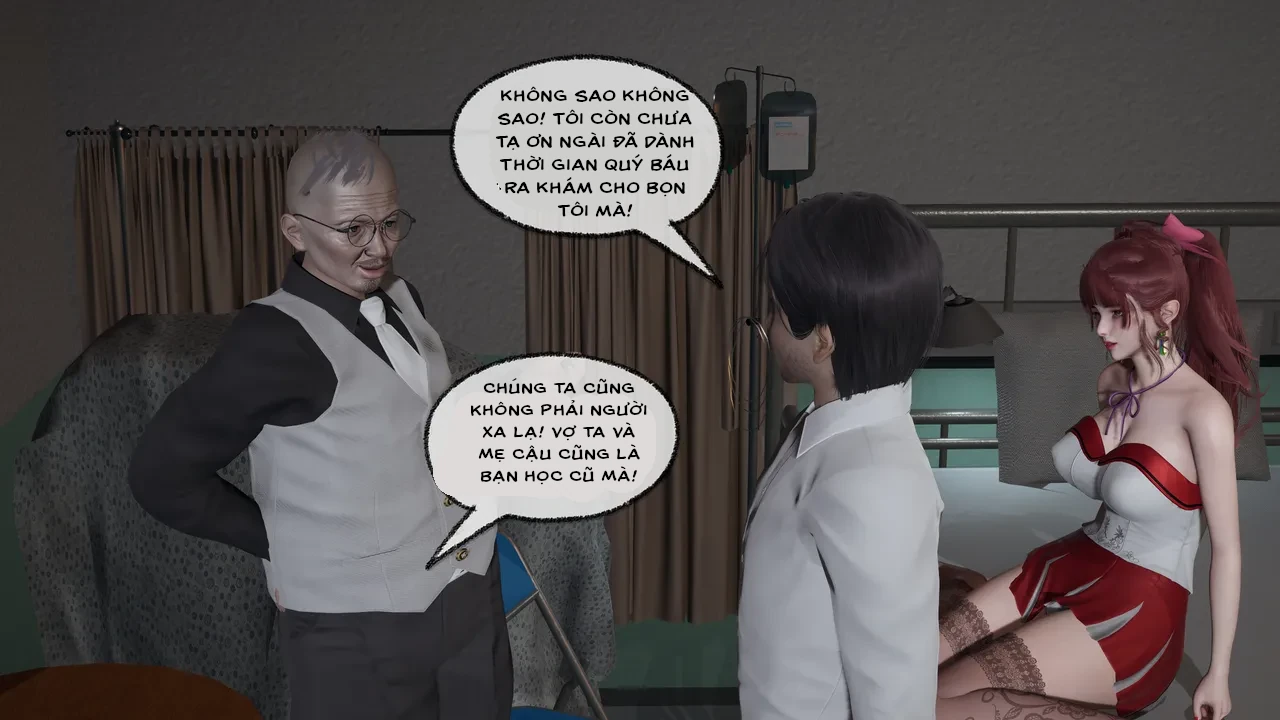 HentaiVN.net - Ảnh 3 - Cô bạn gái Tiểu Vy bị ngốc của tôi. - Chapter 4.5: Khám phụ khoa(p3)
