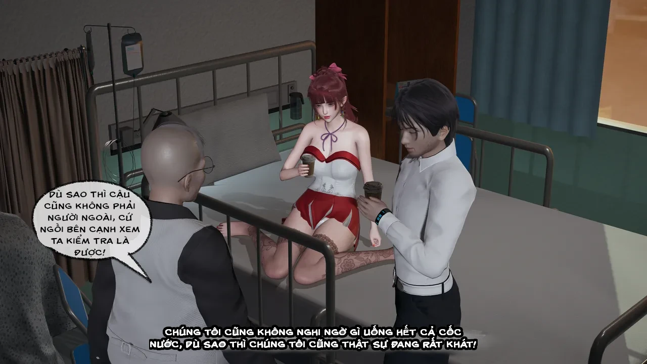HentaiVN.net - Ảnh 9 - Cô bạn gái Tiểu Vy bị ngốc của tôi. - Chapter 4.5: Khám phụ khoa(p3)