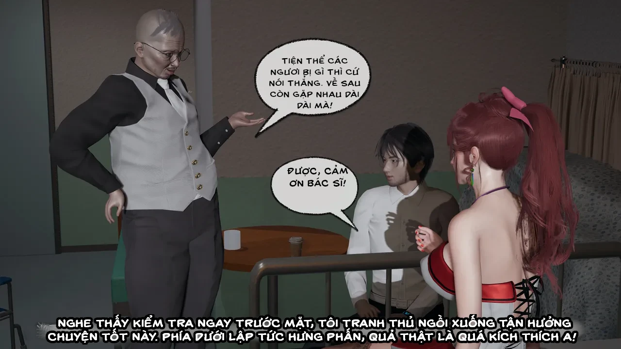 HentaiVN.net - Ảnh 10 - Cô bạn gái Tiểu Vy bị ngốc của tôi. - Chapter 4.5: Khám phụ khoa(p3)