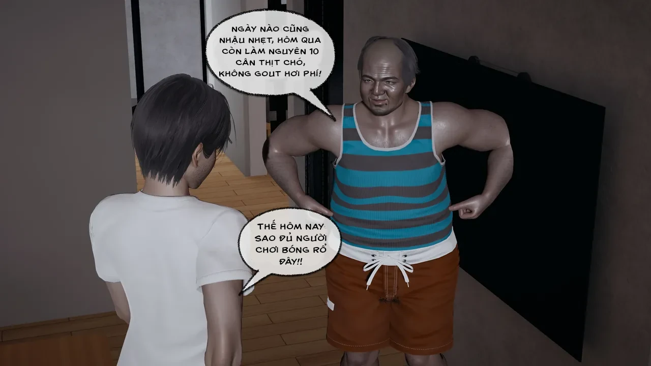 HentaiVN.net - Ảnh 3 - Cô bạn gái Tiểu Vy bị ngốc của tôi. - Chapter 5.1: Sự cố tại sân bóng rổ (p1)