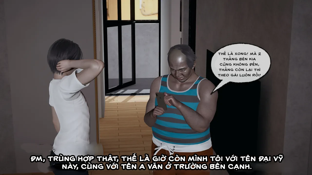 HentaiVN.net - Ảnh 6 - Cô bạn gái Tiểu Vy bị ngốc của tôi. - Chapter 5.1: Sự cố tại sân bóng rổ (p1)