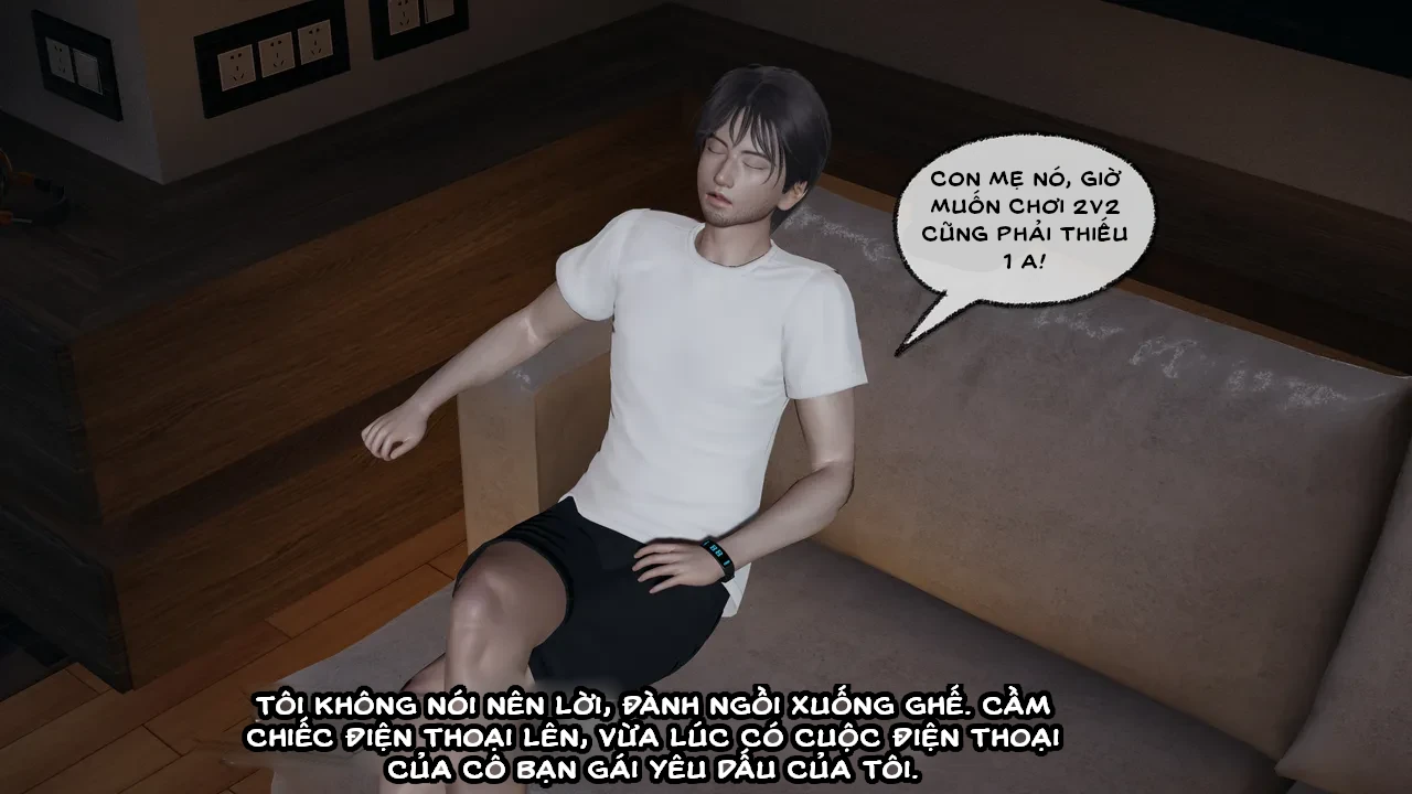 HentaiVN.net - Ảnh 7 - Cô bạn gái Tiểu Vy bị ngốc của tôi. - Chapter 5.1: Sự cố tại sân bóng rổ (p1)