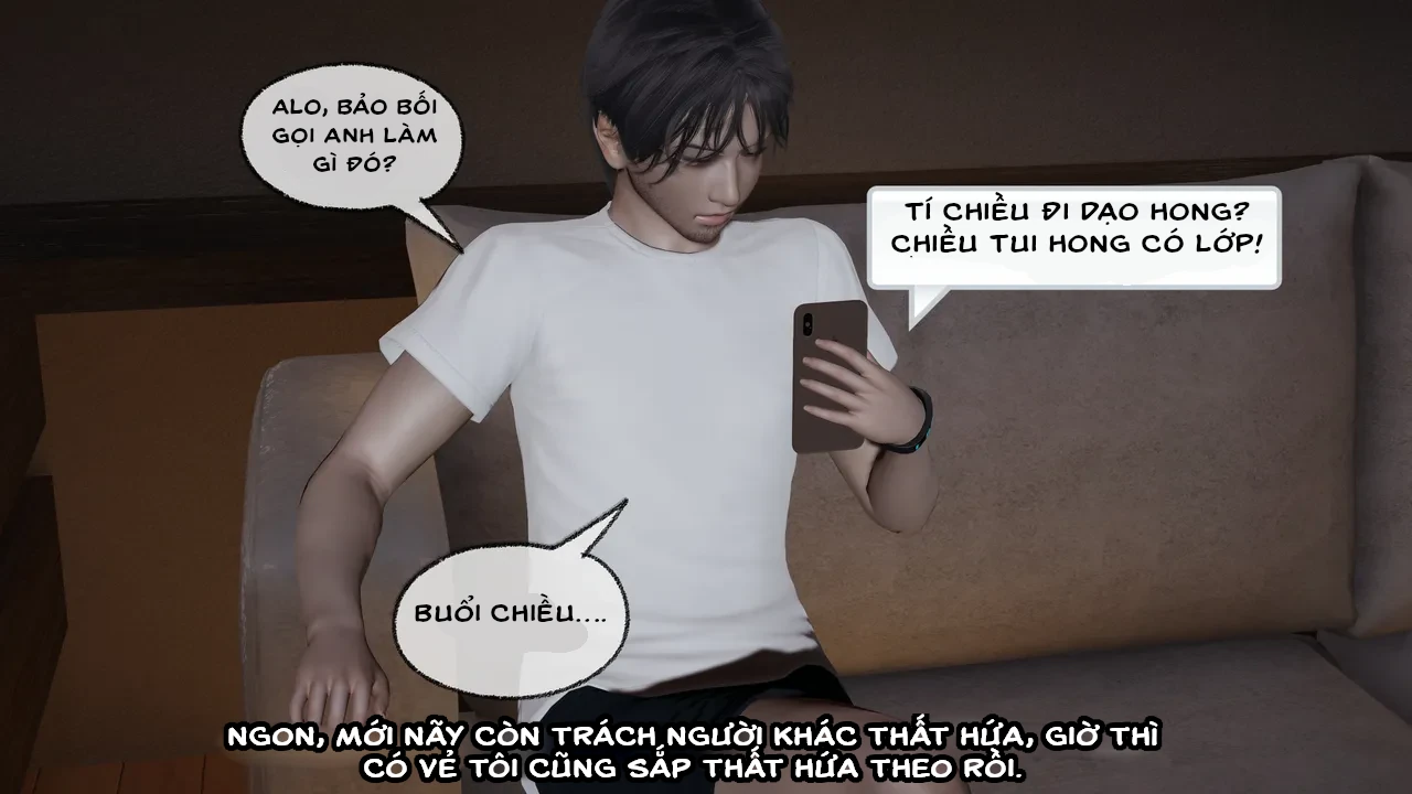 HentaiVN.net - Ảnh 8 - Cô bạn gái Tiểu Vy bị ngốc của tôi. - Chapter 5.1: Sự cố tại sân bóng rổ (p1)