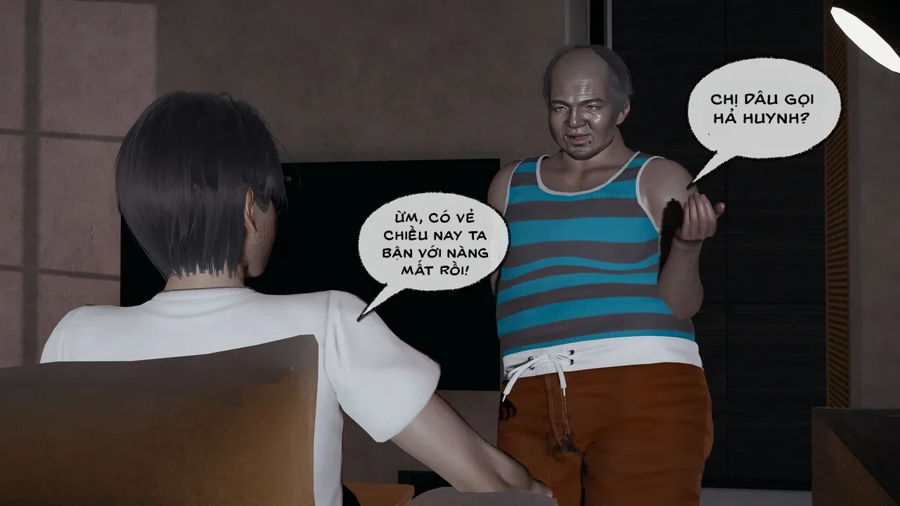 HentaiVN.net - Ảnh 9 - Cô bạn gái Tiểu Vy bị ngốc của tôi. - Chapter 5.1: Sự cố tại sân bóng rổ (p1)
