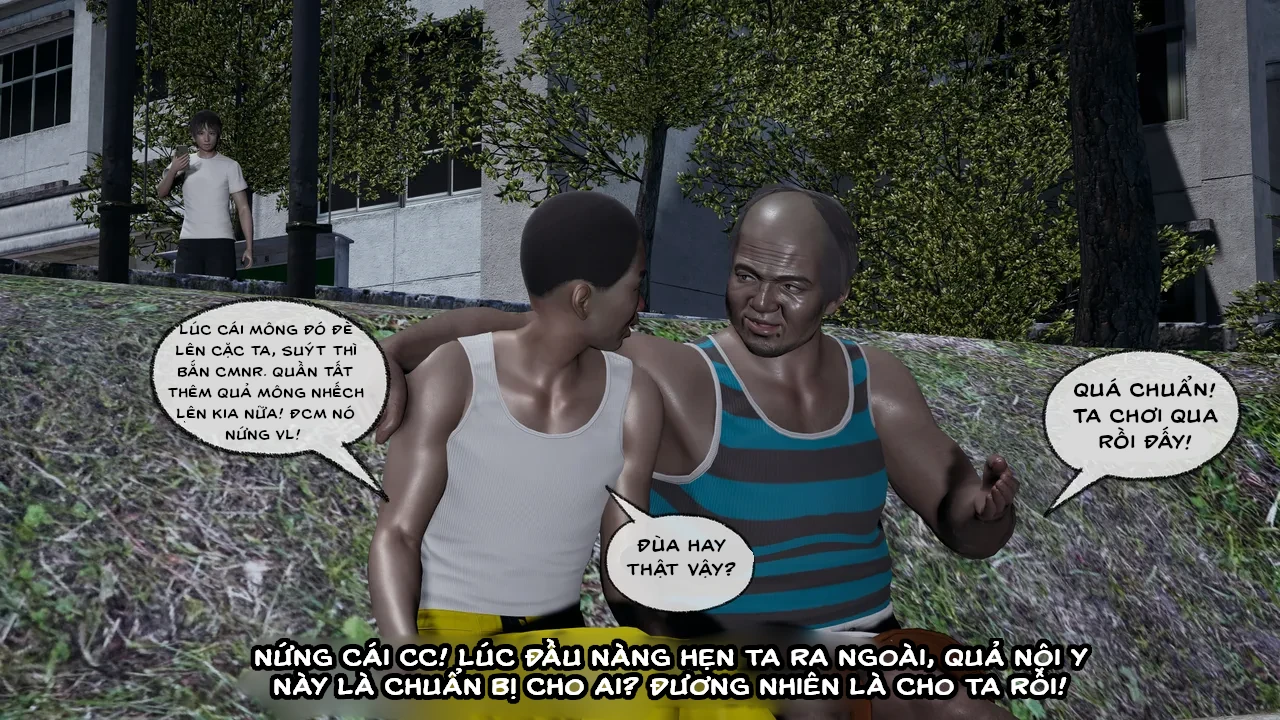 HentaiVN.net - Ảnh 47 - Cô bạn gái Tiểu Vy bị ngốc của tôi. - Chapter 5.1: Sự cố tại sân bóng rổ (p1)