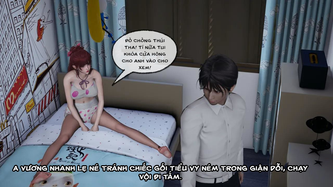 HentaiVN.net - Ảnh 14 - Cô bạn gái Tiểu Vy bị ngốc của tôi. - Chapter 10.1: Đi tắm quên khóa cửa!!