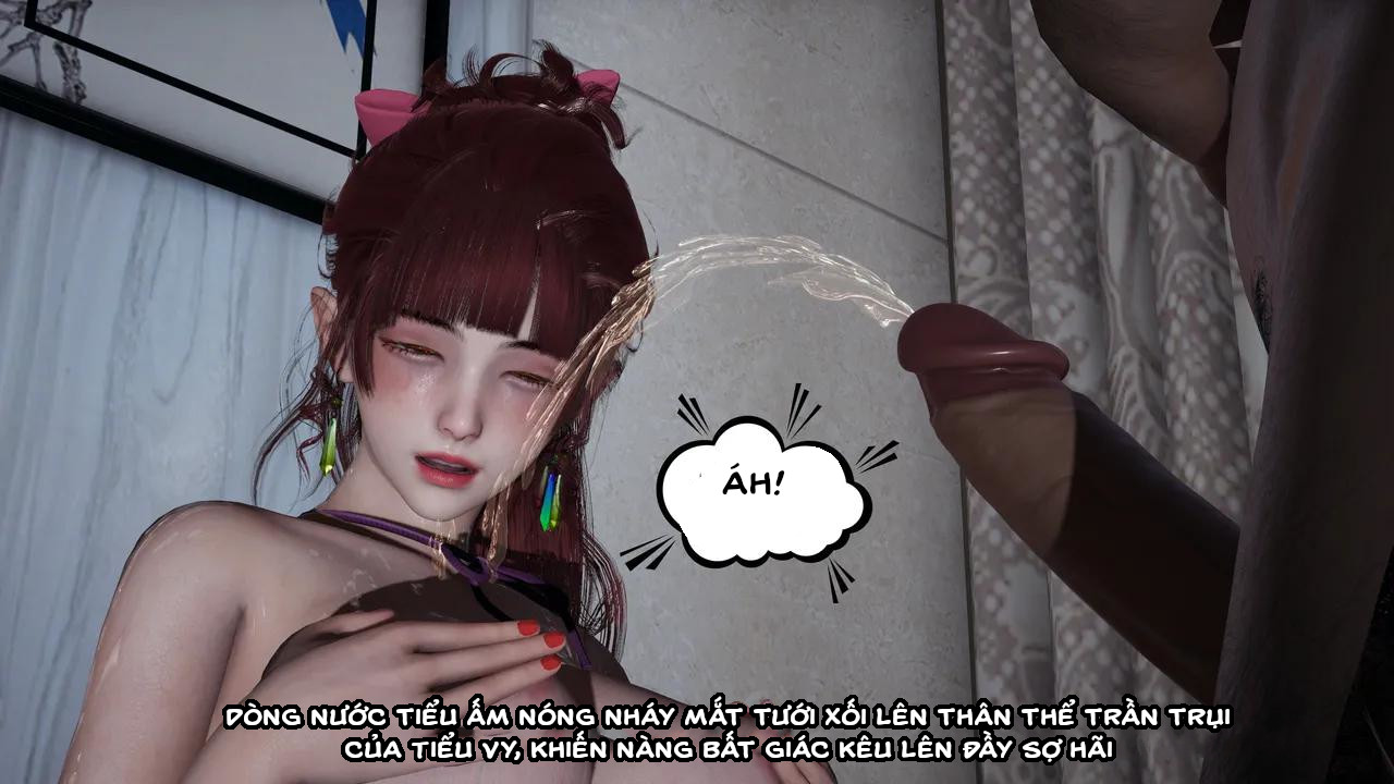 HentaiVN.net - Ảnh 31 - Cô bạn gái Tiểu Vy bị ngốc của tôi. - Chapter 10.1: Đi tắm quên khóa cửa!!