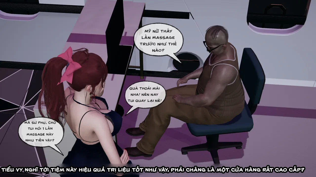 HentaiVN.net - Ảnh 7 - Cô bạn gái Tiểu Vy bị ngốc của tôi. - 8.3 quay lại tiệm massage p1
