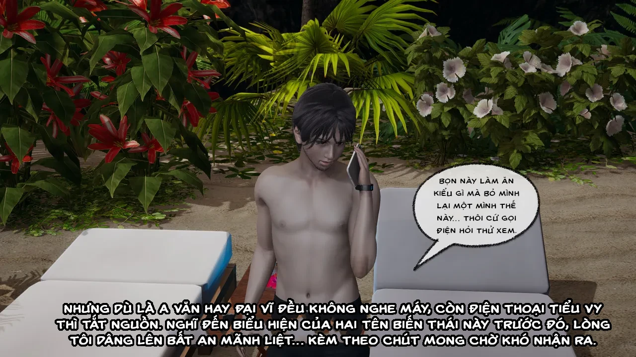HentaiVN.net - Ảnh 68 - Cô bạn gái Tiểu Vy bị ngốc của tôi. - Chapter 9.3: Bãi biển