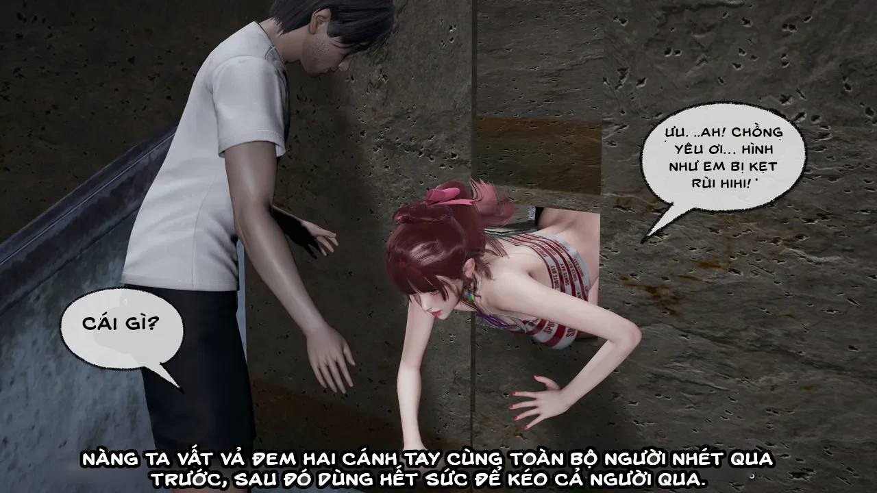 HentaiVN.net - Ảnh 17 - Cô bạn gái Tiểu Vy bị ngốc của tôi. - Chapter 5.2: Sự cố tại sân bóng rổ (p2)