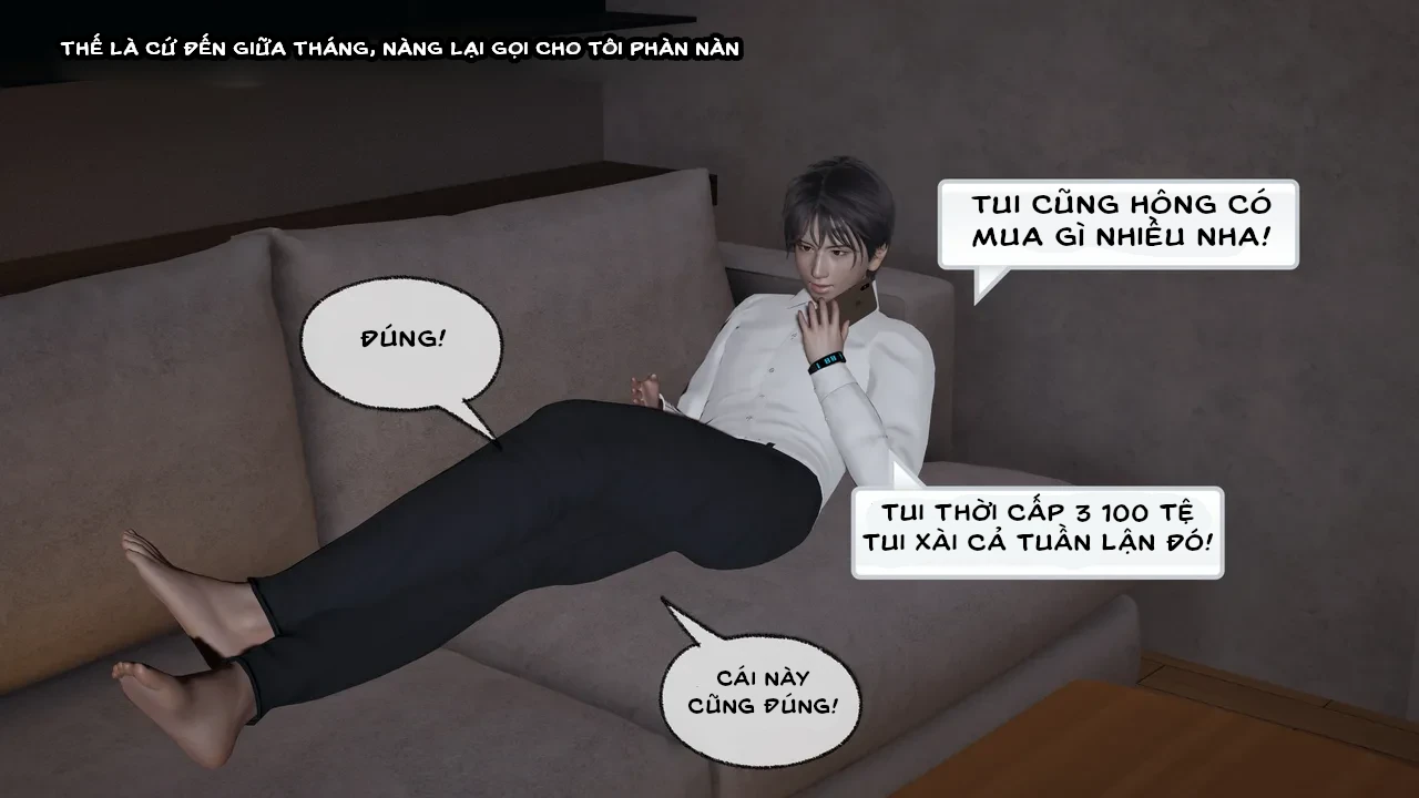 HentaiVN.net - Ảnh 4 - Cô bạn gái Tiểu Vy bị ngốc của tôi. - Chapter 5.3 : Huynh đệ vạch mặt