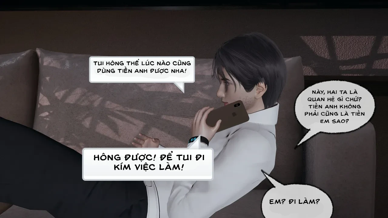 HentaiVN.net - Ảnh 6 - Cô bạn gái Tiểu Vy bị ngốc của tôi. - Chapter 5.3 : Huynh đệ vạch mặt