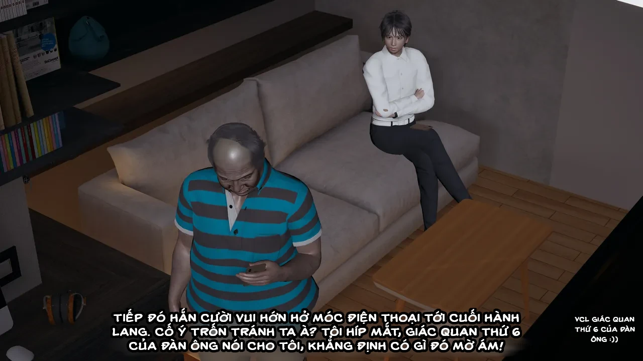 HentaiVN.net - Ảnh 21 - Cô bạn gái Tiểu Vy bị ngốc của tôi. - Chapter 5.3 : Huynh đệ vạch mặt