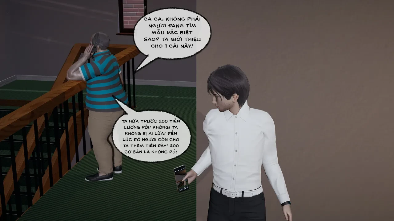 HentaiVN.net - Ảnh 23 - Cô bạn gái Tiểu Vy bị ngốc của tôi. - Chapter 5.3 : Huynh đệ vạch mặt