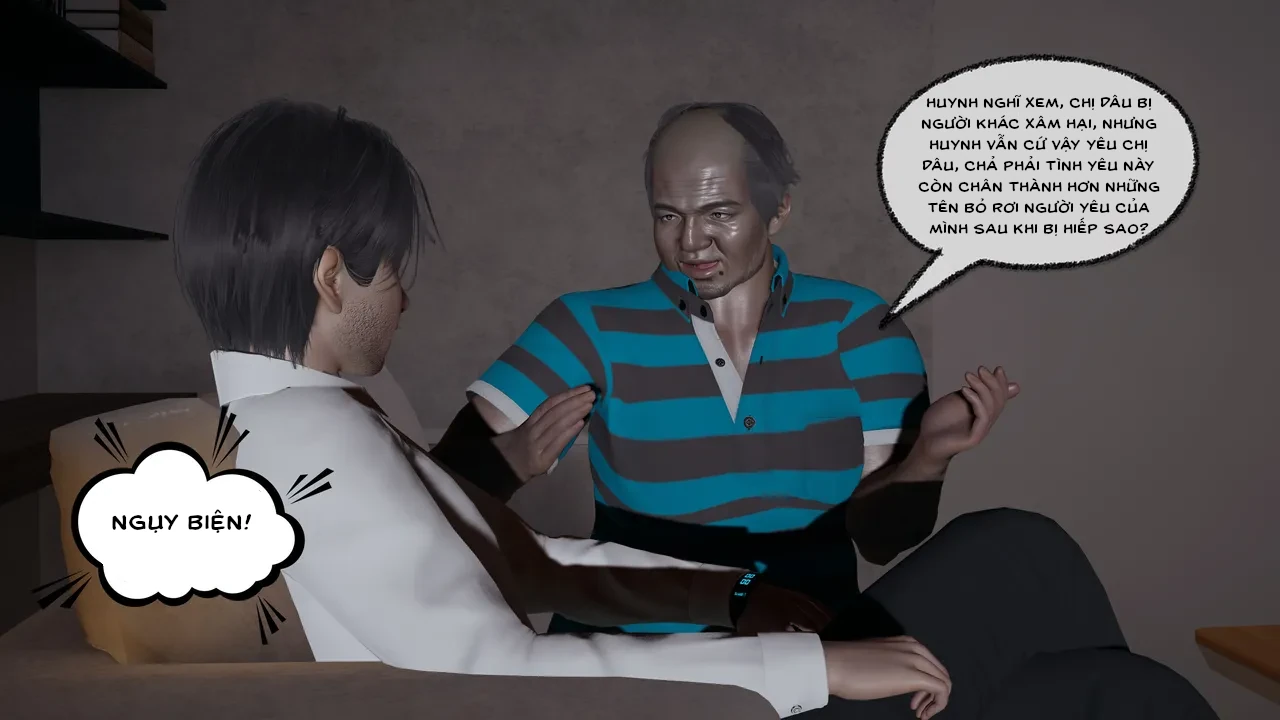 HentaiVN.net - Ảnh 34 - Cô bạn gái Tiểu Vy bị ngốc của tôi. - Chapter 5.3 : Huynh đệ vạch mặt