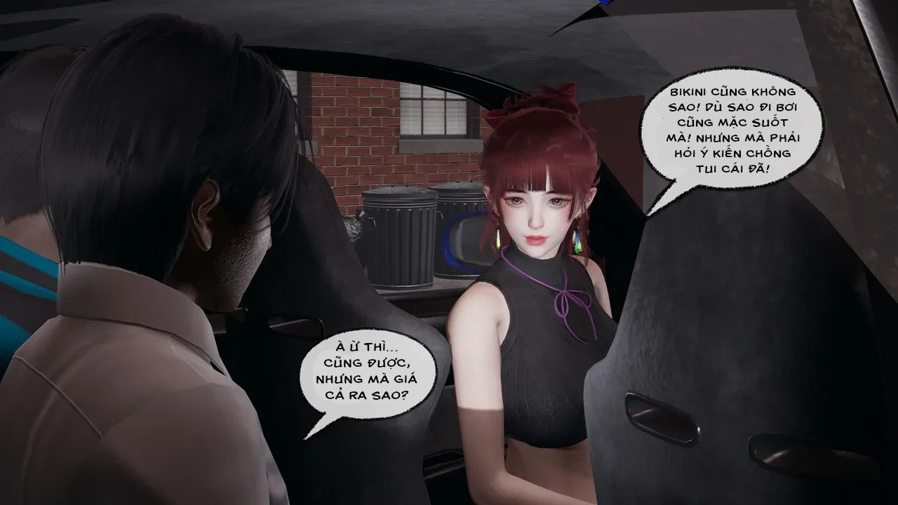 HentaiVN.net - Ảnh 13 - Cô bạn gái Tiểu Vy bị ngốc của tôi. - Chapter 5.4: Chụp ảnh hồ bơi (p1)