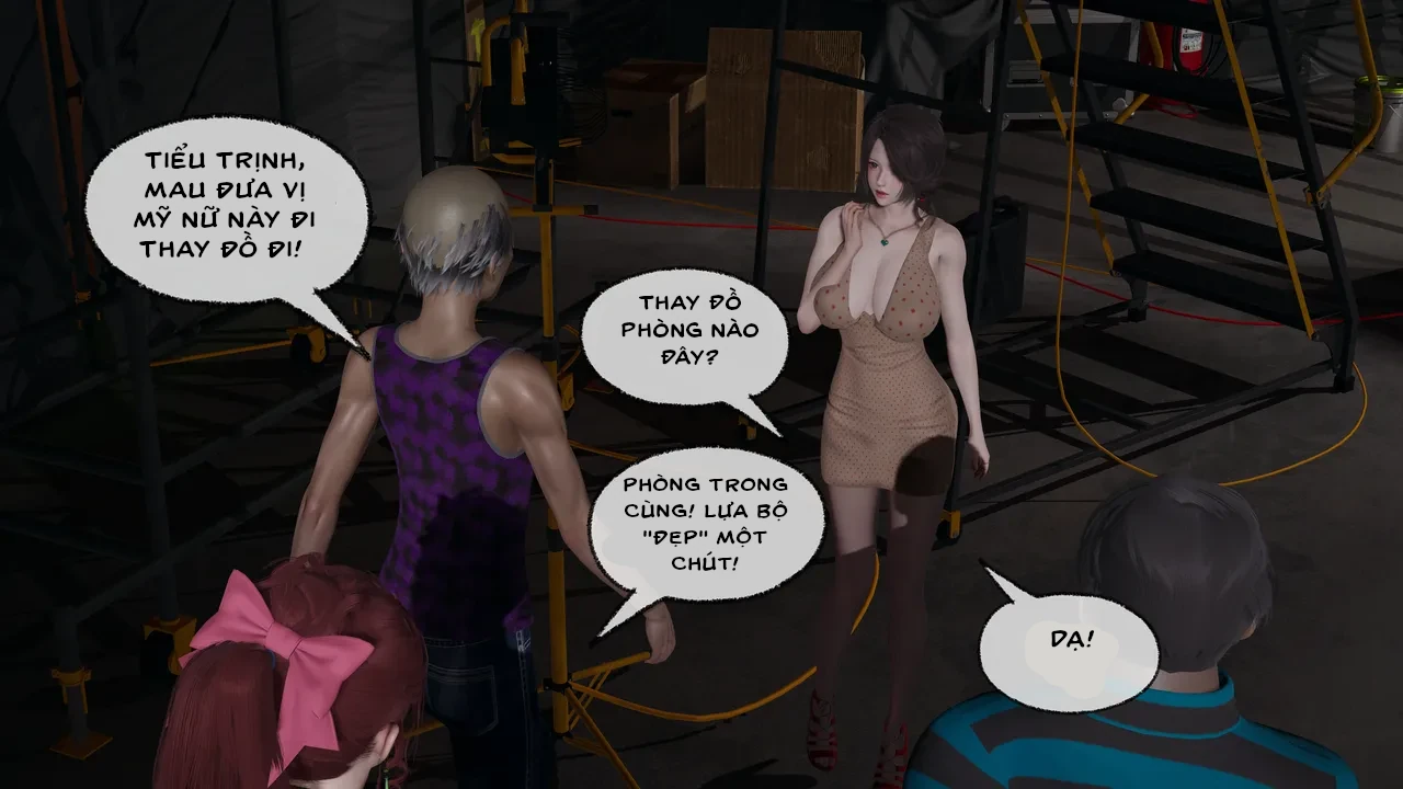 HentaiVN.net - Ảnh 18 - Cô bạn gái Tiểu Vy bị ngốc của tôi. - Chapter 5.4: Chụp ảnh hồ bơi (p1)