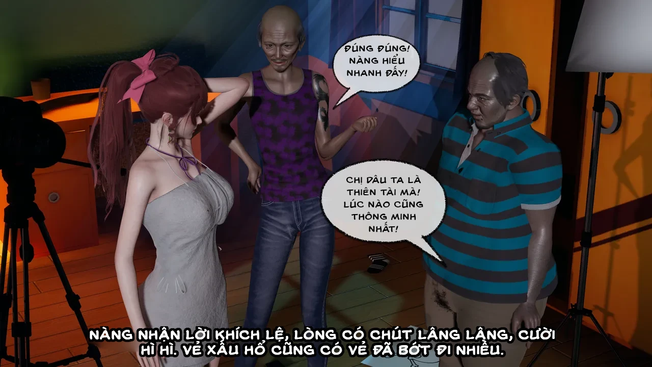 HentaiVN.net - Ảnh 30 - Cô bạn gái Tiểu Vy bị ngốc của tôi. - Chapter 5.4: Chụp ảnh hồ bơi (p1)