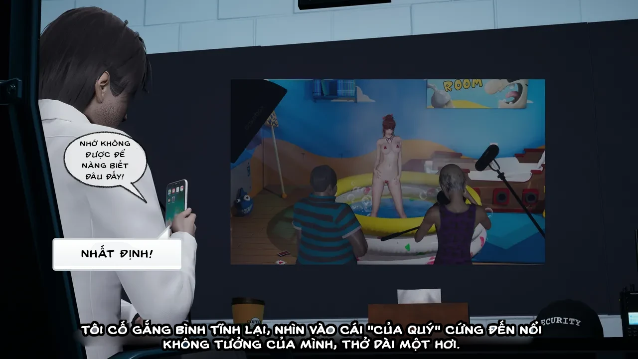 HentaiVN.net - Ảnh 41 - Cô bạn gái Tiểu Vy bị ngốc của tôi. - Chapter 5.4: Chụp ảnh hồ bơi (p1)