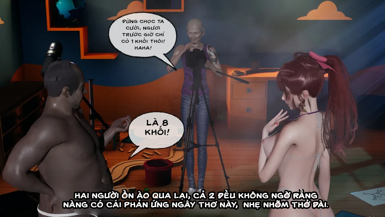 HentaiVN.net - Ảnh 53 - Cô bạn gái Tiểu Vy bị ngốc của tôi. - Chapter 5.4: Chụp ảnh hồ bơi (p1)