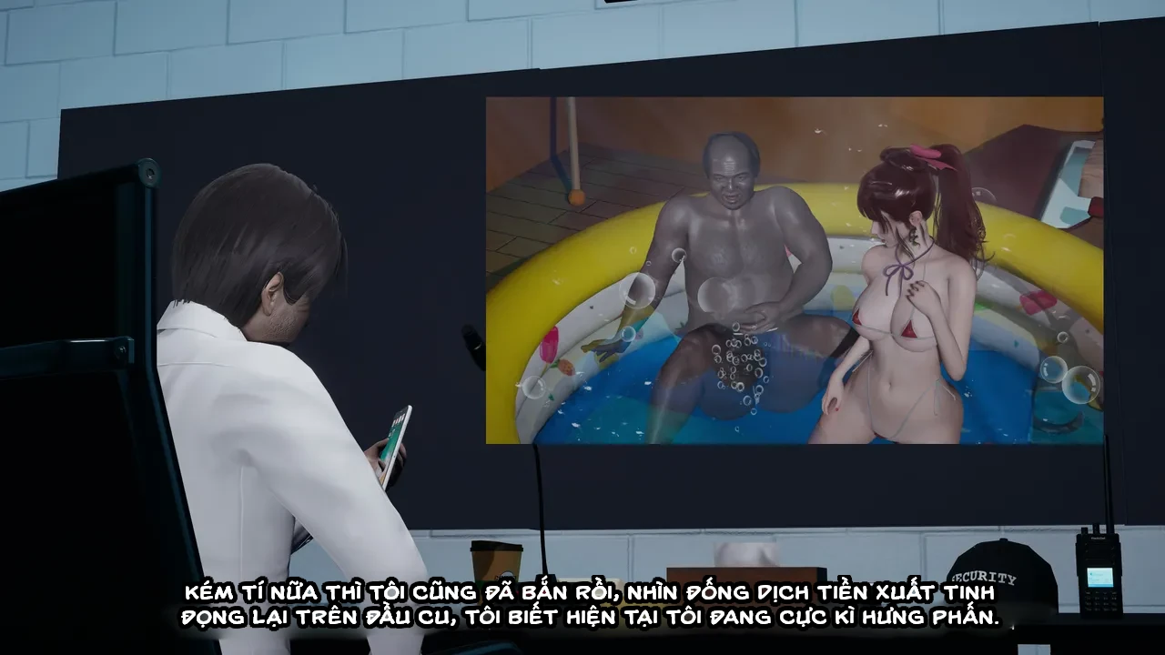 HentaiVN.net - Ảnh 48 - Cô bạn gái Tiểu Vy bị ngốc của tôi. - Chapter 5.5: Chụp ảnh hồ bơi (p2)