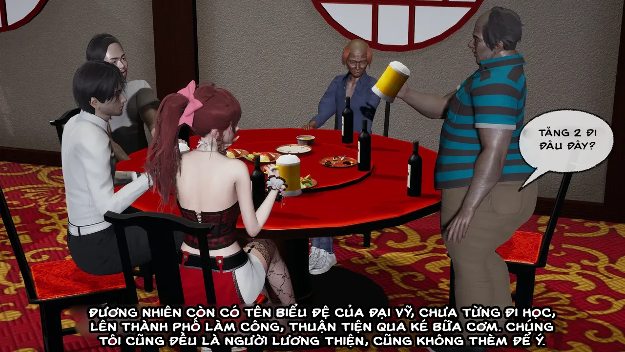 HentaiVN.net - Ảnh 5 - Cô bạn gái Tiểu Vy bị ngốc của tôi. - Chapter 7.1: Chuốc say (p1)