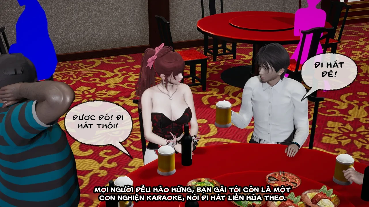 HentaiVN.net - Ảnh 6 - Cô bạn gái Tiểu Vy bị ngốc của tôi. - Chapter 7.1: Chuốc say (p1)