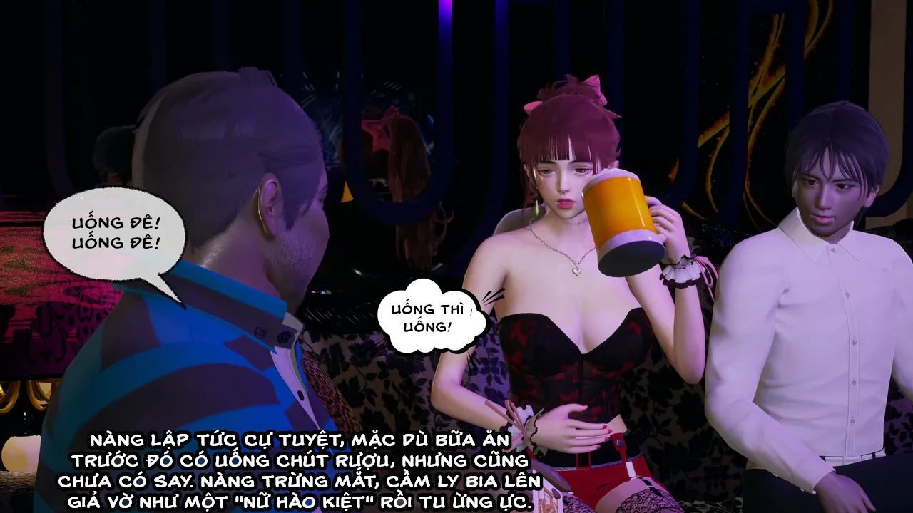 HentaiVN.net - Ảnh 16 - Cô bạn gái Tiểu Vy bị ngốc của tôi. - Chapter 7.1: Chuốc say (p1)