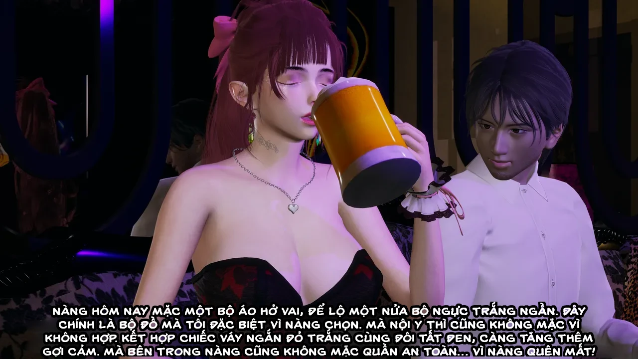 HentaiVN.net - Ảnh 17 - Cô bạn gái Tiểu Vy bị ngốc của tôi. - Chapter 7.1: Chuốc say (p1)